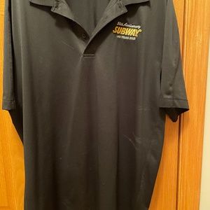 MEN'S SUBWAY 50TH ANNIVERSARY LAS VEGAS CONVENTION POLO SHORT SLEEVE SHIRT - Xo